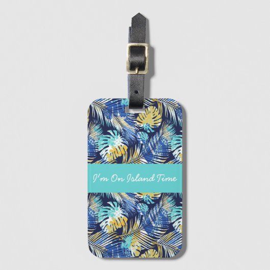 Étiquette À Bagage Balise de bagage hawaïenne (Devant Vertical)