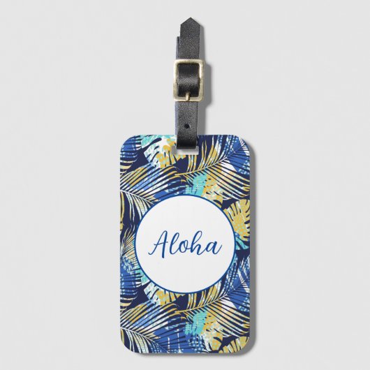 Étiquette À Bagage Balise de bagage hawaïenne (Devant Vertical)