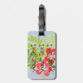 Étiquette À Bagage Balise de bagage Hibiscus (Dos Vertical)