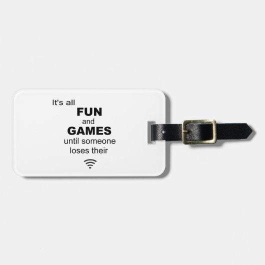 Étiquette À Bagage Balise de bagage Internet WiFi - Blanc (Devant horizontal)