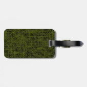 Étiquette À Bagage Balise de bagage jaune "Scratch" (Dos horizontal)