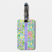 Étiquette À Bagage Balise de bagage, Joli Motif primeurs (Dos Vertical)