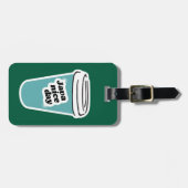 Étiquette À Bagage Balise de bagage Jour de Jour de Java (Devant horizontal)