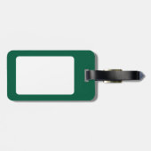 Étiquette À Bagage Balise de bagage Jour de Jour de Java (Dos horizontal)