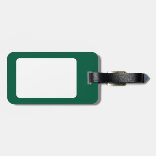 Étiquette À Bagage Balise de bagage Jour de Jour de Java (Dos horizontal)