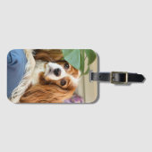 Étiquette À Bagage Balise de bagage King Charles Cavalier (Devant Horizontal)