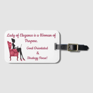Étiquette À Bagage Balise de bagage Lady Elegance Collection