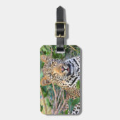 Étiquette À Bagage Balise de bagage Leopard 6 (Devant Vertical)