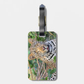 Étiquette À Bagage Balise de bagage Leopard 6 (Dos Vertical)