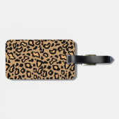 Étiquette À Bagage Balise de bagage Leopard personnalisée (Dos horizontal)