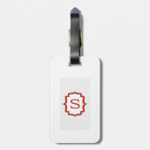 Étiquette À Bagage Balise de bagage Love Lettres "S" (Dos Vertical)
