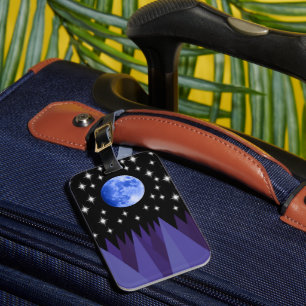 Étiquette À Bagage Balise de bagage Lune Starlight