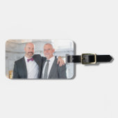 Étiquette À Bagage Balise de bagage Mariage Paul + Don's (Devant horizontal)