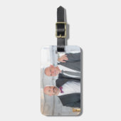 Étiquette À Bagage Balise de bagage Mariage Paul + Don's (Devant Vertical)