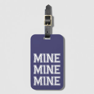 Étiquette À Bagage Balise de bagage marron bleu drôle de la Marine