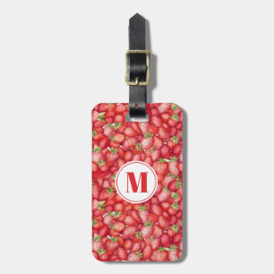 Étiquette À Bagage Balise de bagage mignonne fraise