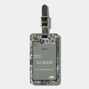 Étiquette À Bagage Balise de bagage militaire