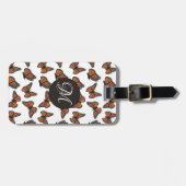 Étiquette À Bagage Balise de bagage Monarch Butterflies (Devant horizontal)