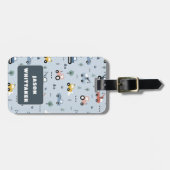 Étiquette À Bagage Balise de bagage Motif des tracteurs mignons pour  (Devant horizontal)