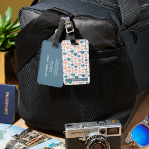 Étiquette À Bagage Balise de bagage Motif pour blaze cardiaque person