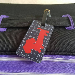 Étiquette À Bagage Balise de bagage Nautique Dachshund