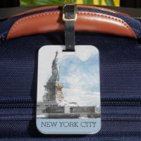Balise de bagage NYC Statue of Liberty & Manhattan