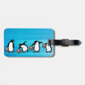 Étiquette À Bagage Balise de bagage Penquin (Dos horizontal)