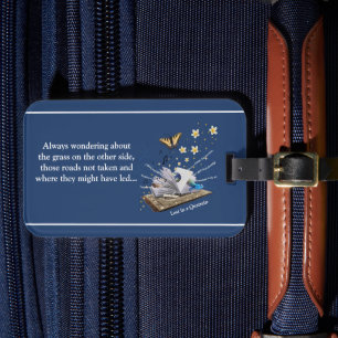 Étiquette À Bagage Balise de bagage Perdue dans un qutrain par Adiela