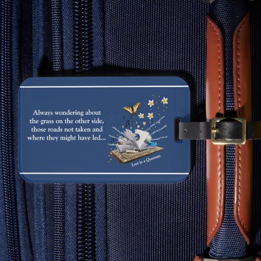 Étiquette À Bagage Balise de bagage Perdue dans un qutrain par Adiela (Insitu Rectoal 4)