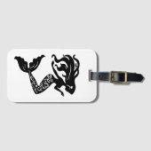 Étiquette À Bagage Balise de bagage personnalisée (Devant Horizontal)