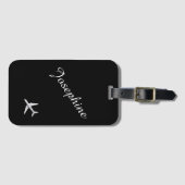 Étiquette À Bagage Balise de bagage personnalisée (Devant Horizontal)