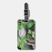 Étiquette À Bagage Balise de bagage personnalisée - Comfy Gator (Devant Vertical)