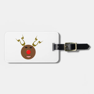 Étiquette À Bagage Balise de bagage personnalisée Cyber Christmas Rei