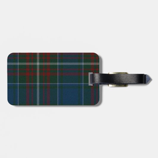 Étiquette À Bagage Balise de bagage personnalisée MacConnell Tartan P (Dos horizontal)