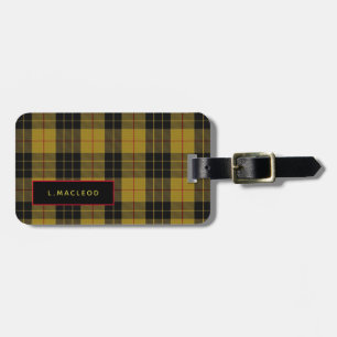Étiquette À Bagage Balise de bagage personnalisée MacLeod de Lewis Me