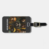 Étiquette À Bagage Balise de bagage personnalisée pour le propriétair (Devant horizontal)