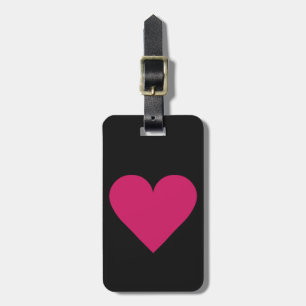 Étiquette À Bagage Balise de bagage personnalisée Red Heart