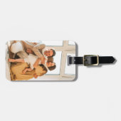 Étiquette À Bagage Balise de bagage photo de belle famille (Devant horizontal)