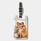 Étiquette À Bagage Balise de bagage photo de belle famille (Devant Vertical)