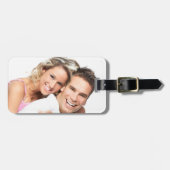 Étiquette À Bagage Balise de bagage photo personnalisée (Devant horizontal)