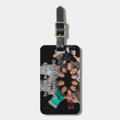 Étiquette À Bagage Balise de bagage photo personnalisée (Devant Vertical)