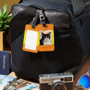 Étiquette À Bagage Balise de bagage photo pour animaux de compagnie