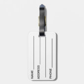 Étiquette À Bagage Balise de bagage POLOGNE (Dos Vertical)