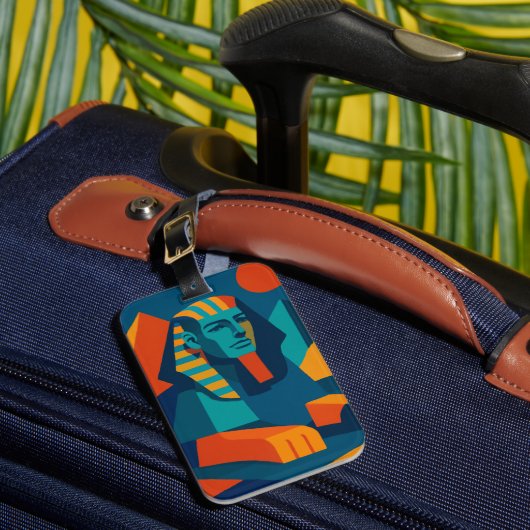 Étiquette À Bagage Balise de bagage Pop Art Sphinx (Insitu Rectoal 1)