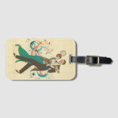 Étiquette À Bagage Balise de bagage postale Carte (Devant Horizontal)