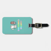 Étiquette À Bagage  Balise de bagage pour café adorable (Devant horizontal)