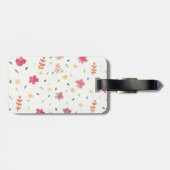 Étiquette À Bagage Balise de bagage pour fille jolie rose Boho Waterc (Dos horizontal)