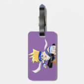 Étiquette À Bagage Balise de bagage pour garçon Manga, personnalisabl (Dos Vertical)