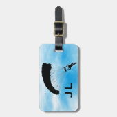 Étiquette À Bagage Balise de bagage pour la conception de parachutism (Devant Vertical)