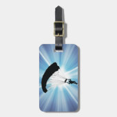 Étiquette À Bagage Balise de bagage pour la conception de parachutism (Devant Vertical)